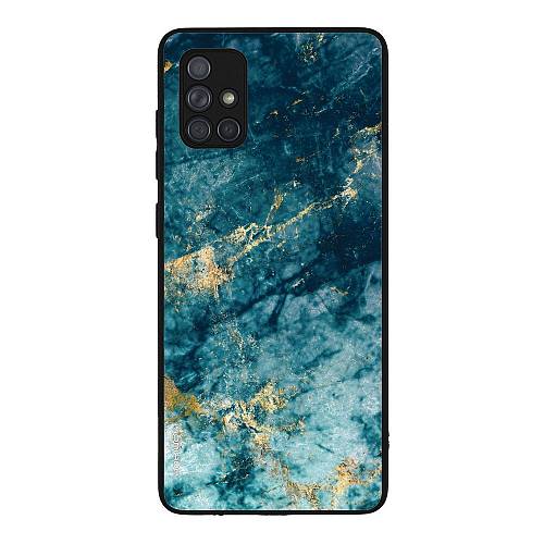 Θήκη Sonique Marble Series για Samsung Galaxy A71 Μπλε