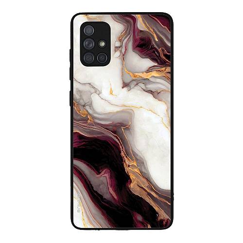 Θήκη Sonique Marble Series για Samsung Galaxy A71 Μπορντώ