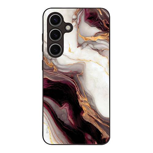 Θήκη Sonique Marble Series για Samsung Galaxy S24 Μπορντώ