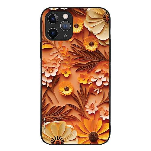 Θήκη Sonique 3D Flower Series για Apple iPhone 11 Pro Πορτοκαλί