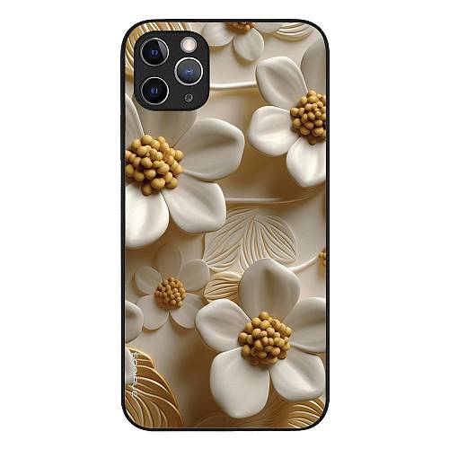 Θήκη Sonique 3D Flower Series για Apple iPhone 11 Pro Max Λευκό