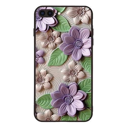 Θήκη Sonique 3D Flower Series για Apple iPhone 7 Plus / iPhone 8 Plus Βιολετί