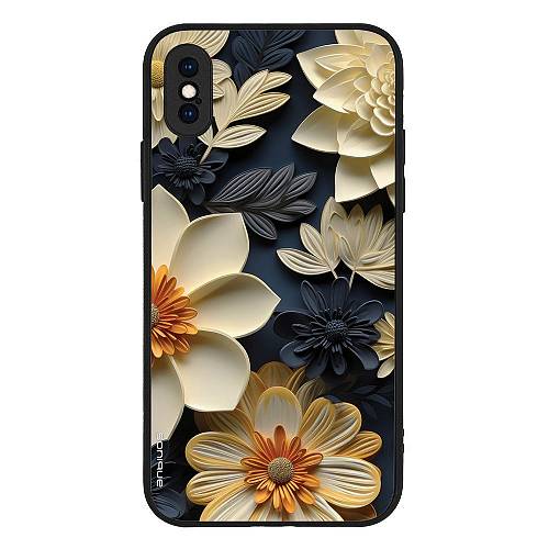 Θήκη Sonique 3D Flower Series για Apple iPhone X / iPhone XS Εκρού