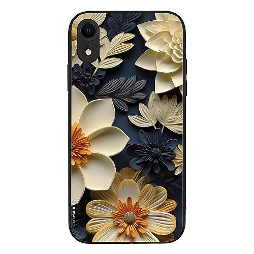 Θήκη Sonique 3D Flower Series για Apple iPhone XR Εκρού