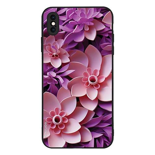 Θήκη Sonique 3D Flower Series για Apple iPhone XS MAX Ροζ