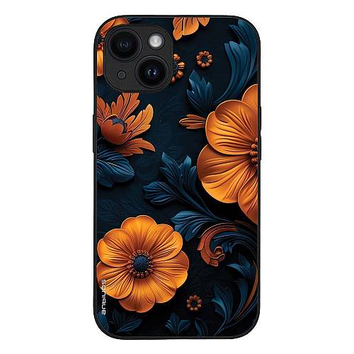 Θήκη Sonique 3D Flower Series για Apple iPhone 14 Πορτοκαλί 01