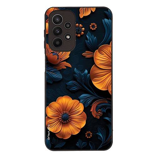 Θήκη Sonique 3D Flower Series για Samsung Galaxy A23 5G / Galaxy A23 4G Πορτοκαλί 01