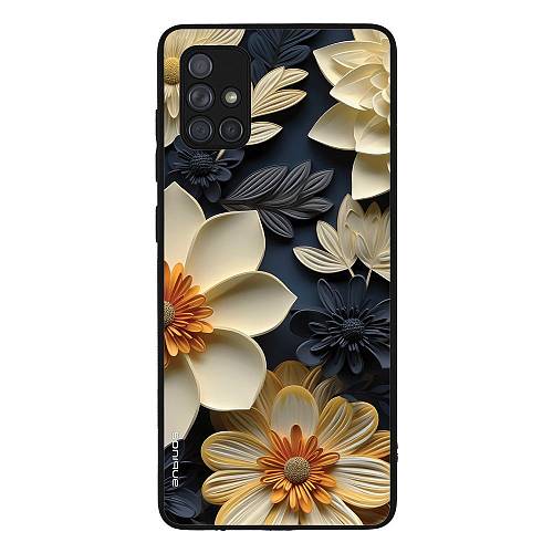 Θήκη Sonique 3D Flower Series για Samsung Galaxy A71 Εκρού