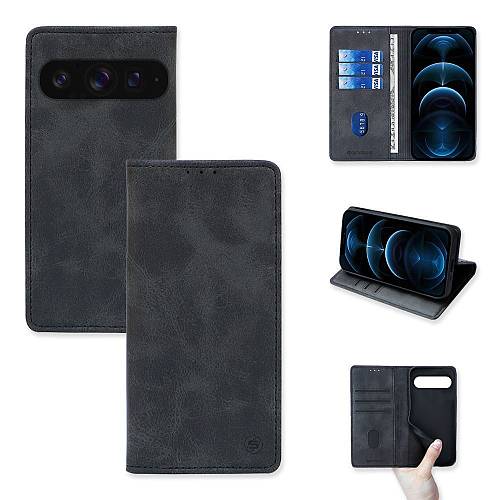 Θήκη Πορτοφόλι Vintage Magnet Wallet Sonique Google Pixel 9 Pro XL 5G Μαύρο