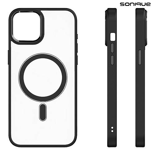 Θήκη Magnetic MagMetal Sonique Apple iPhone 14 Plus Μαύρο