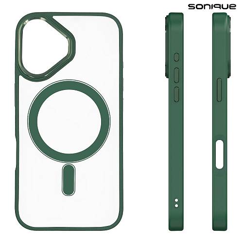 Θήκη Magnetic MagMetal Sonique Apple iPhone 16 Πράσινο