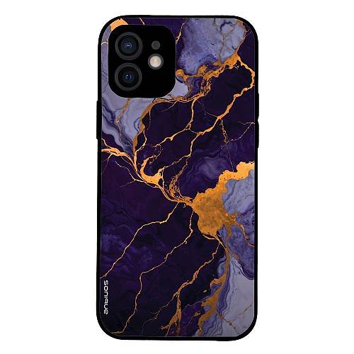 Θήκη Sonique Marble Series για Apple iPhone 12 Μωβ