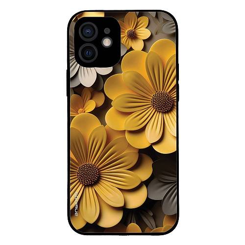 Θήκη Sonique 3D Flower Series για Apple iPhone 12 Κίτρινο