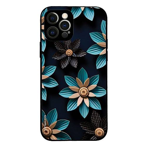 Θήκη Sonique 3D Flower Series για Apple iPhone 12 Pro Γαλάζιο