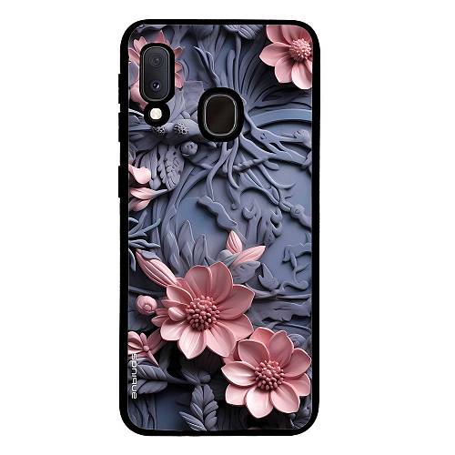 Θήκη Sonique 3D Flower Series για Samsung Galaxy A20e Ροζ 02