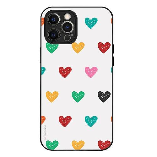Θήκη Sonique Heart Series για Apple iPhone 12 Pro Max Λευκό 02