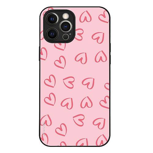 Θήκη Sonique Heart Series για Apple iPhone 12 Pro Max Ροζ