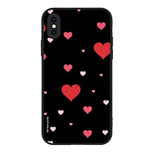Θήκη Sonique Heart Series για Apple iPhone X / iPhone XS Μαύρο