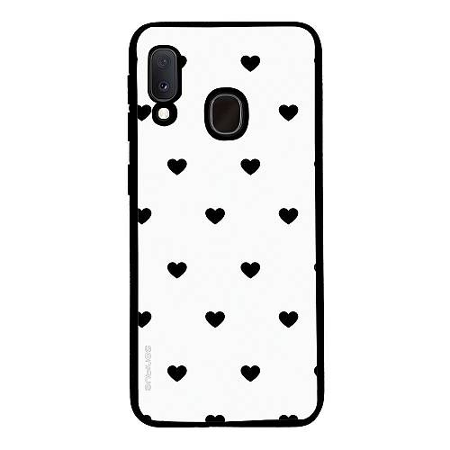 Θήκη Sonique Heart Series για Samsung Galaxy A20e Λευκό