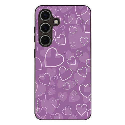 Θήκη Sonique Heart Series για Samsung Galaxy S24 Βιολετί