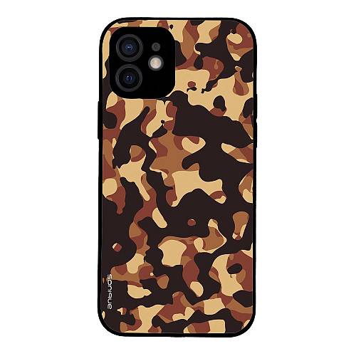 Θήκη Sonique Camouflage Army Series για Apple iPhone 12 Καφέ 01