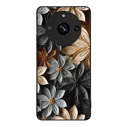Θήκη Sonique 3D Flower Series για Realme 11 Pro 5G / Realme 11 Pro Plus 5G Γκρι