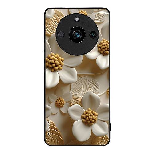 Θήκη Sonique 3D Flower Series για Realme 11 Pro 5G / Realme 11 Pro Plus 5G Λευκό