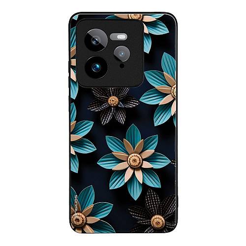 Θήκη Sonique 3D Flower Series για Realme GT 7 Pro 5G Γαλάζιο