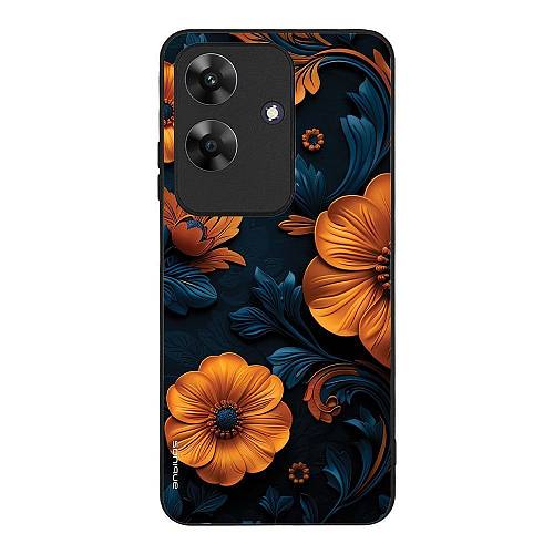 Θήκη Sonique 3D Flower Series για Realme Note 60 4G Πορτοκαλί 01
