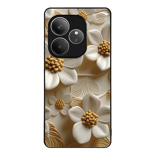 Θήκη Sonique 3D Flower Series για Realme GT 6 5G / Realme GT 6T 5G Λευκό