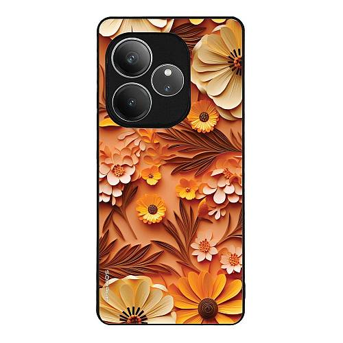 Θήκη Sonique 3D Flower Series για Realme GT 6 5G / Realme GT 6T 5G Πορτοκαλί