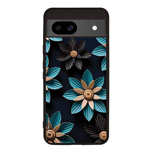 Θήκη Sonique 3D Flower Series για Google Pixel 8a 5G Γαλάζιο