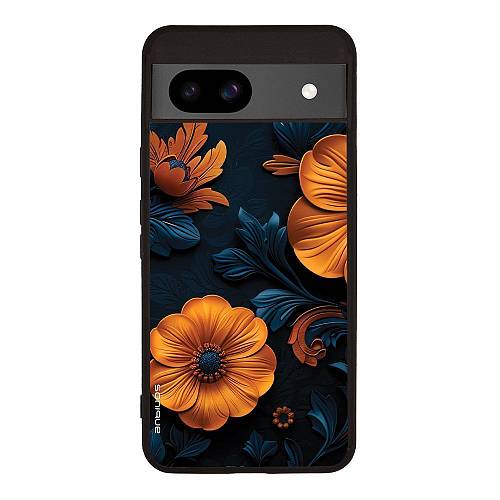 Θήκη Sonique 3D Flower Series για Google Pixel 8a 5G Πορτοκαλί 01
