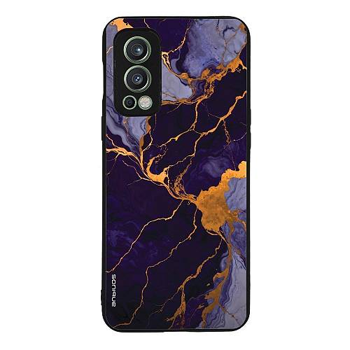 Θήκη Sonique Marble Series για OnePlus Nord 2 5G Μωβ
