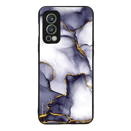 Θήκη Sonique Marble Series για OnePlus Nord 2 5G Μωβ Γκρι