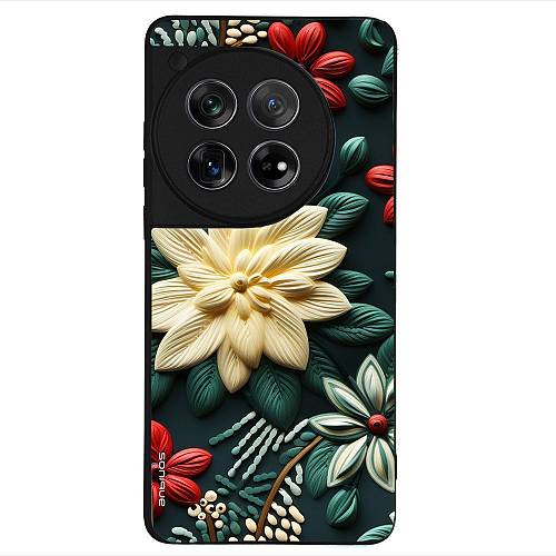 Θήκη Sonique 3D Flower Series για OnePlus 12 5G Πράσινο