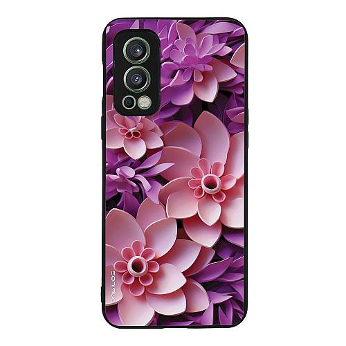 Θήκη Sonique 3D Flower Series για OnePlus Nord 2 5G Ροζ