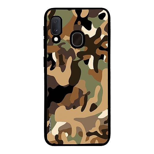 Θήκη Sonique Camouflage Army Series για Samsung Galaxy A20e Καφέ