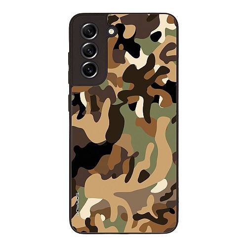 Θήκη Sonique Camouflage Army Series για Samsung Galaxy S21 FE Καφέ