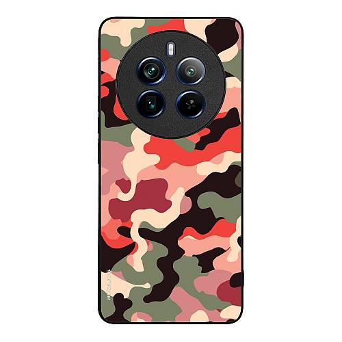 Θήκη Sonique Camouflage Army Series για Realme 12 Pro 5G / Realme 12 Pro Plus 5G Κόκκινο