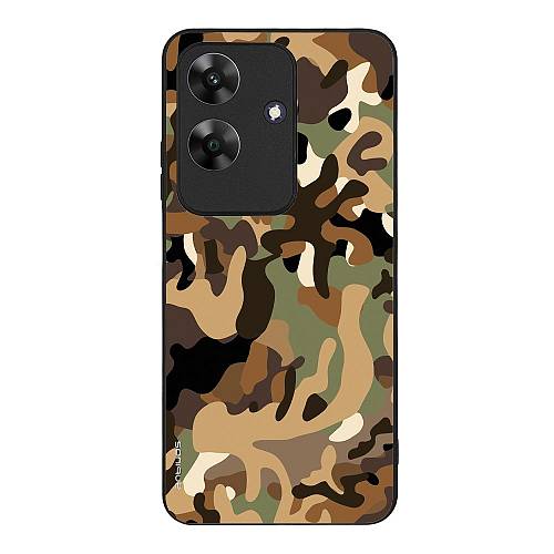 Θήκη Sonique Camouflage Army Series για Realme Note 60 4G Καφέ