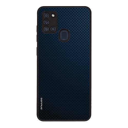 Θήκη Sonique Carbon Series για Samsung Galaxy A21s Μπλε