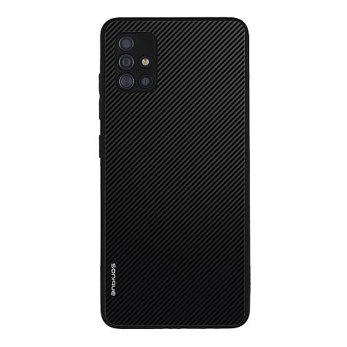 Θήκη Sonique Carbon Series για Samsung Galaxy A51 Μαύρο