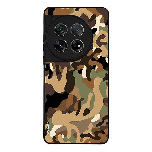 Θήκη Sonique Camouflage Army Series για OnePlus 12R 5G Καφέ