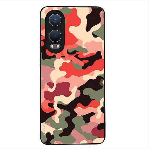 Θήκη Sonique Camouflage Army Series για OnePlus Nord CE 4 Lite 5G Κόκκινο