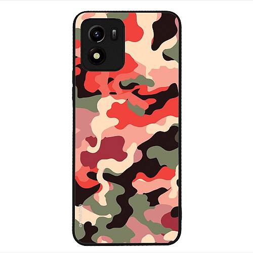 Θήκη Sonique Camouflage Army Series για VIVO Y01 4G Κόκκινο