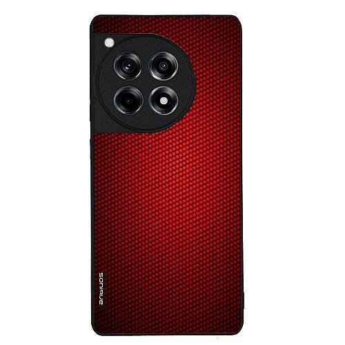 Θήκη Sonique Carbon Series για OnePlus 12R 5G Κόκκινο