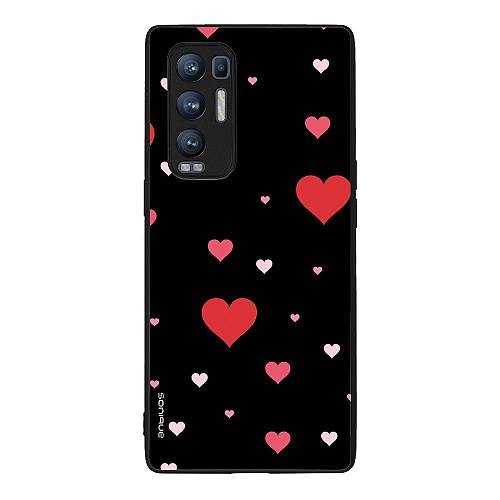 Θήκη Sonique Heart Series για Oppo Find X3 Neo 5G Μαύρο
