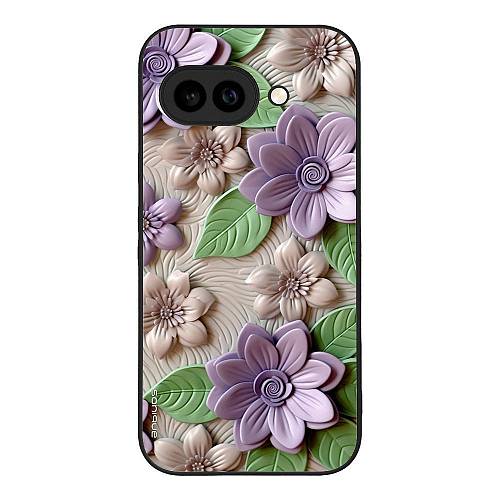Θήκη Sonique 3D Flower Series για Google Pixel 9a 5G Βιολετί