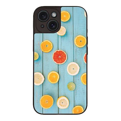 Θήκη Sonique Fruit Series για Apple iPhone 15 Γκρέιπφρουτ